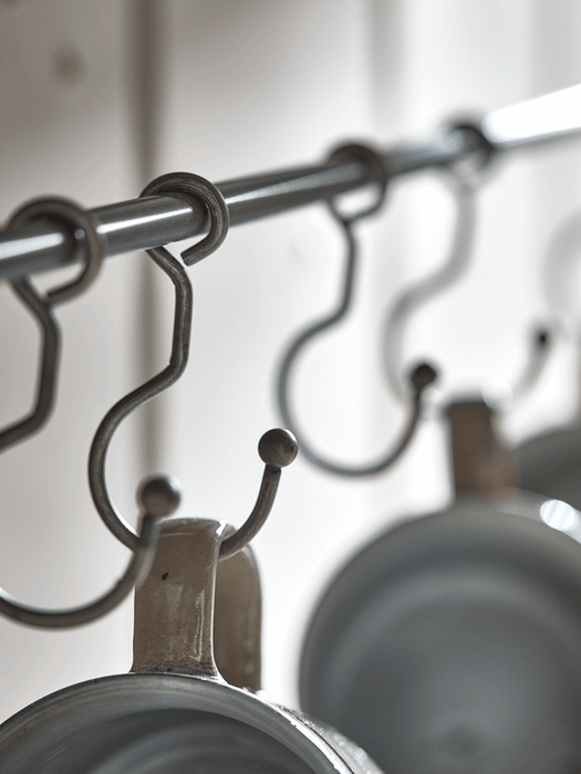 Two Tier Iron Shelf Rack