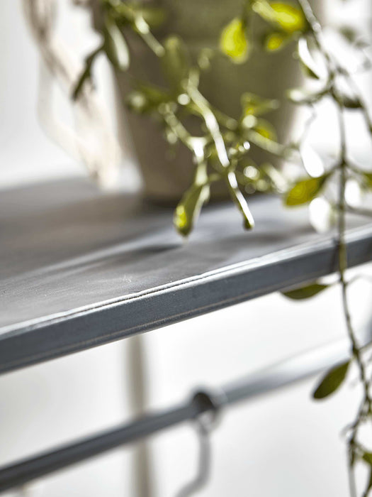 Two Tier Iron Shelf Rack