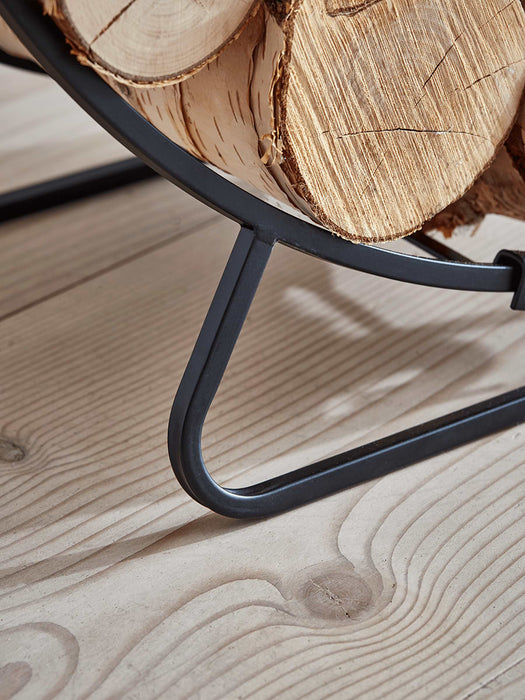Steel Round Log Holder