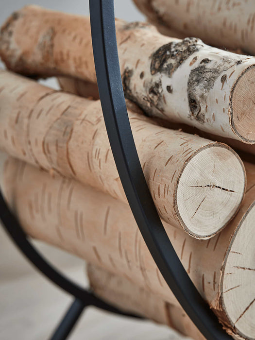 Steel Round Log Holder