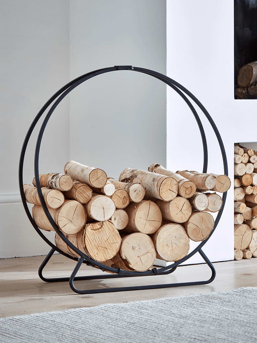 Steel Round Log Holder