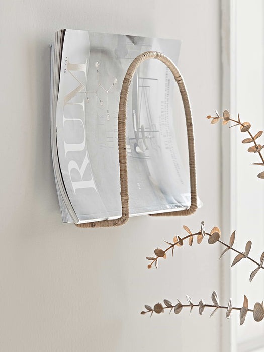 Rattan Magazine Holder