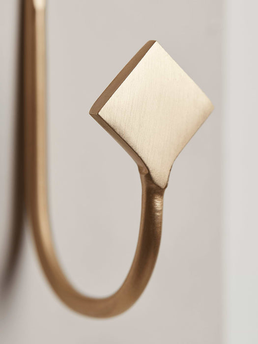 Solid Brass Deco Hook