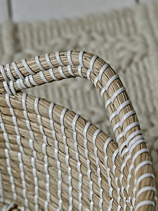 Handwoven Seagrass Rectangle Basket