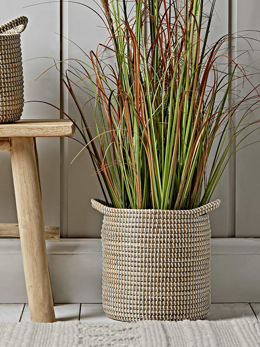 Handwoven Seagrass Planter - Large