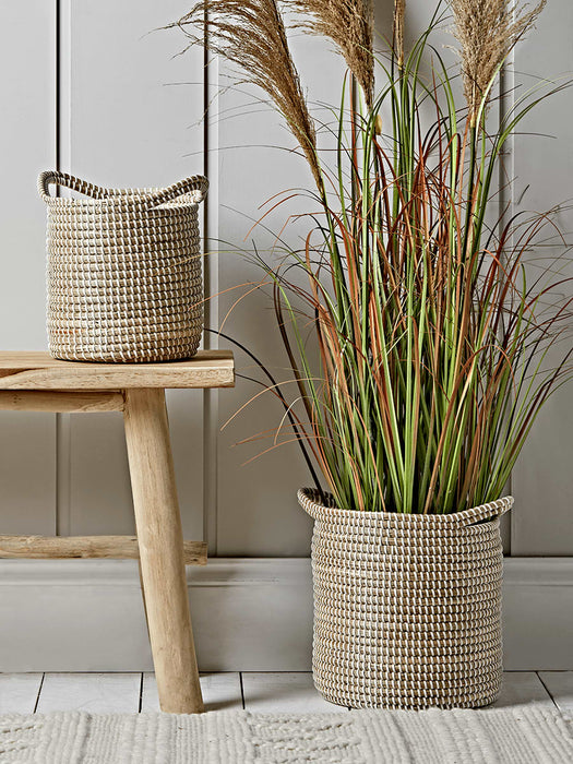 Handwoven Seagrass Planter - Large