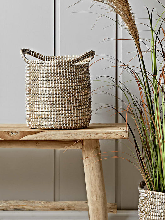 Handwoven Seagrass Planter - Small