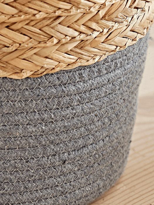 Three Dipped Baskets - Grey