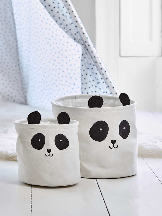 Two Panda Bear Storage Bags