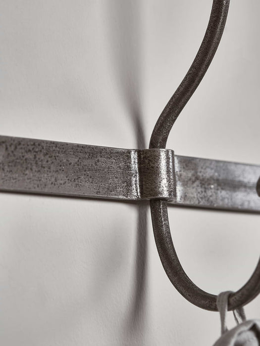 Distressed Industrial Metal Hooks - Small