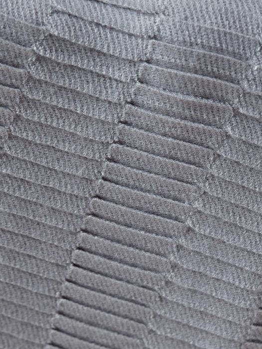 Pleated Throw - Soft Grey