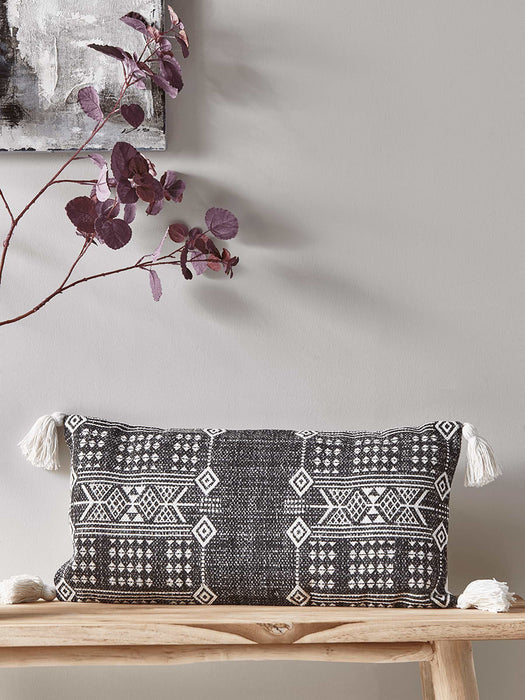 Grey IKAT Cushion