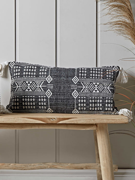 Grey IKAT Cushion