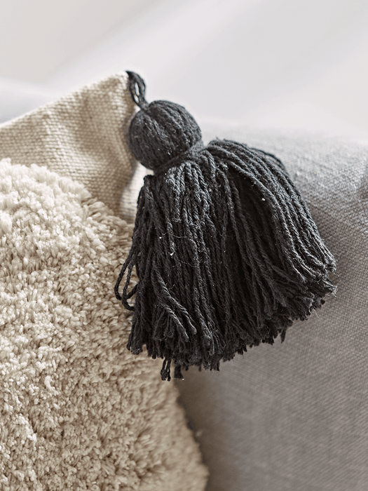 Cream Textured Cushion