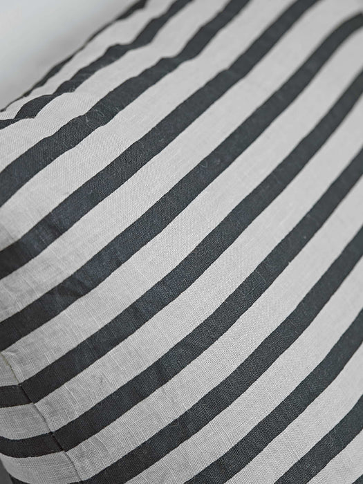 Monochrome Striped Cushion