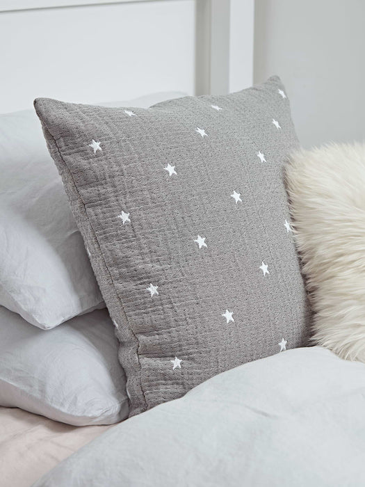 Grey Stars Cushion