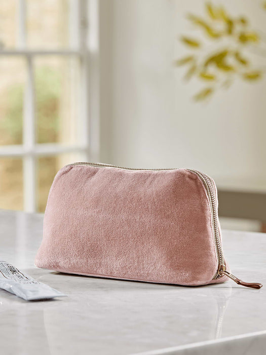 Blush Velvet Beauty Bag - Small