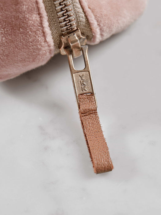 Blush Velvet Beauty Bag - Small