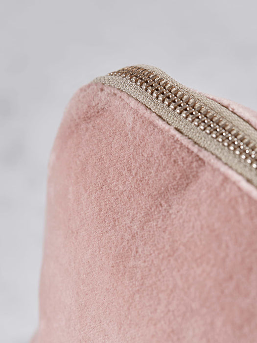 Blush Velvet Beauty Bag - Small