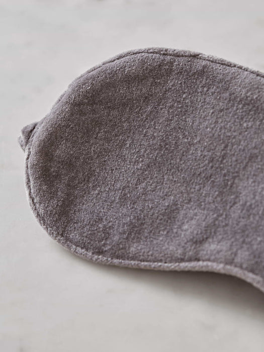 Velvet Sleep Mask - Grey