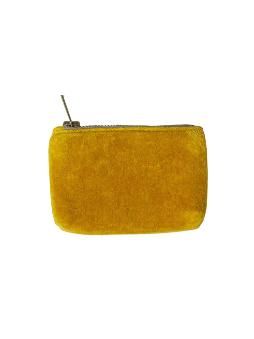 Velvet Purse - Mustard