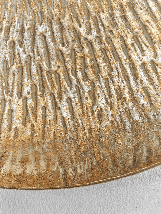 Dash Textured Metal Mirror - Gold