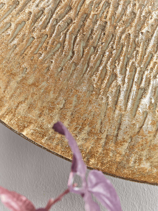 Dash Textured Metal Mirror - Gold