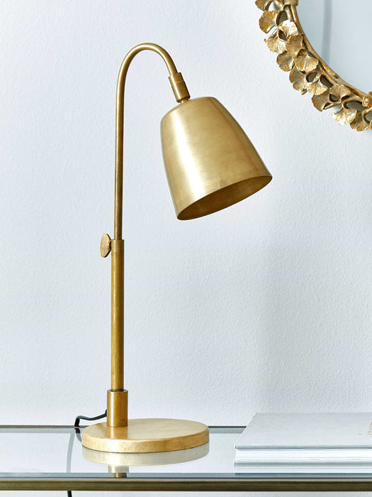 Antique Brass Desk Lamp