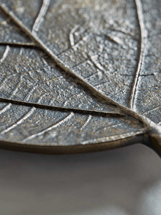 Antique Bronze Leaf Dish