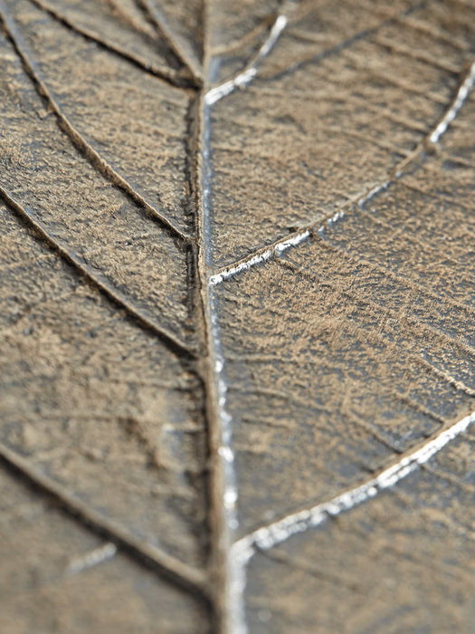 Antique Bronze Leaf Dish