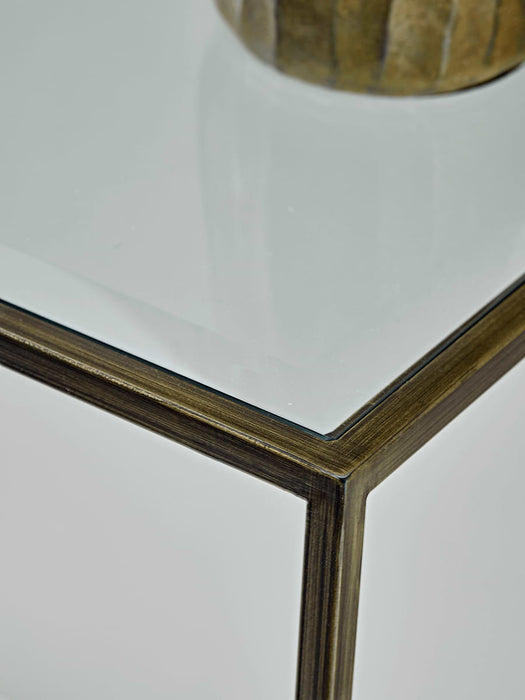 Villette Console Table - Burnished Brass