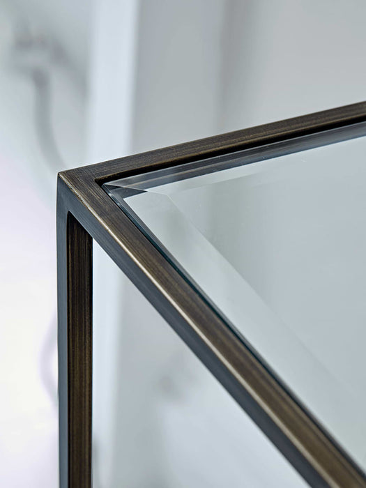 Villette Console Table - Burnished Brass