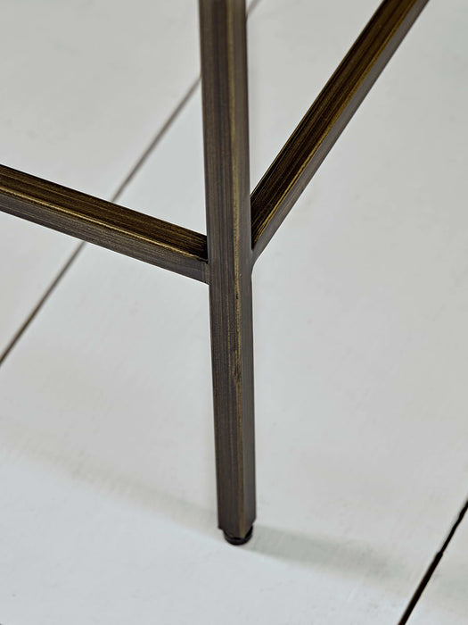 Villette Console Table - Burnished Brass