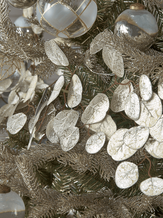 Two Soft Gold Leaf Garlands