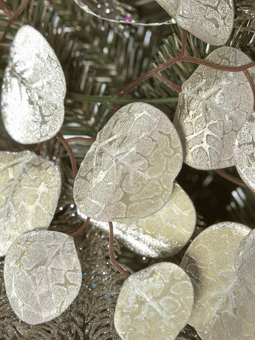 Two Soft Gold Leaf Garlands