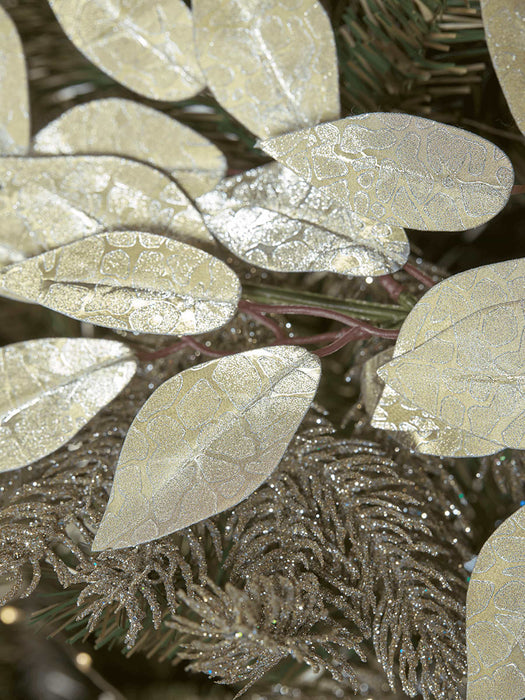 Two Soft Gold Leaf Garlands