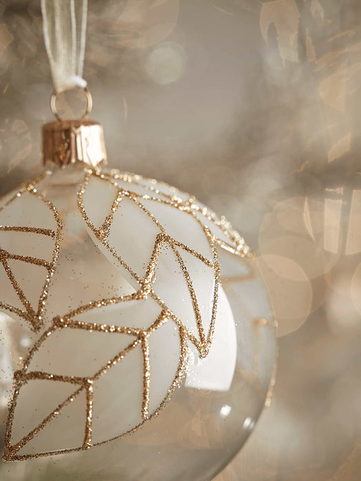 Six Leaf Silhouette Baubles