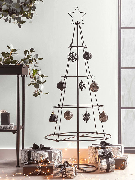 Industrial Metal Christmas Cone Tree