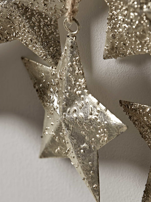 Textured Stars Wall Hanging