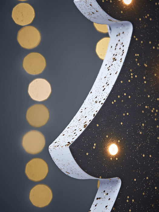 Light Up Glittered Tree