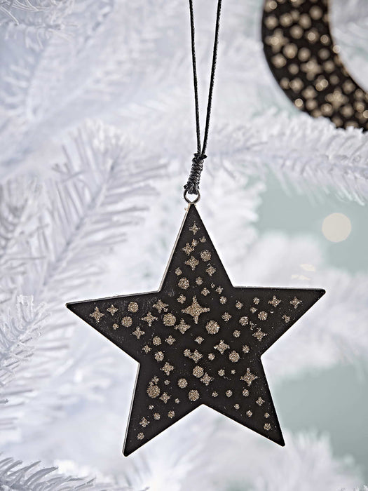 Three Moon & Stars Galaxy Print Decorations