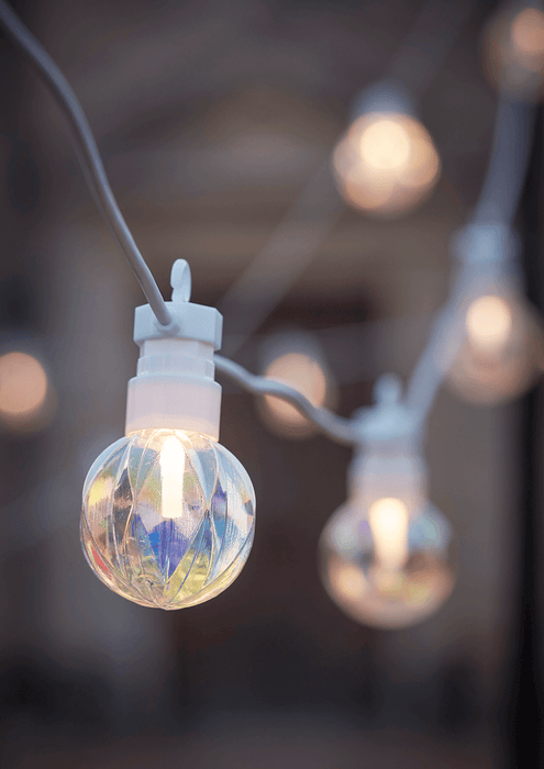 Indoor Outdoor Geometric Lustre Festoon Lights