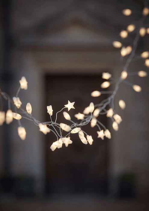 Indoor Outdoor Star Tipped Cluster String Lights