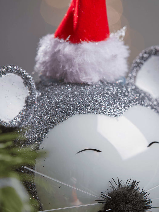 Twelve Happy Mouse Baubles