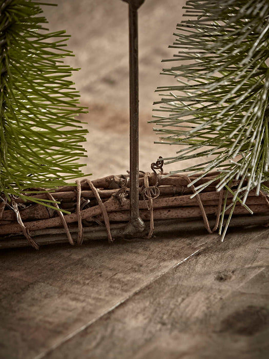 Four Brush Trees Name Place Holders