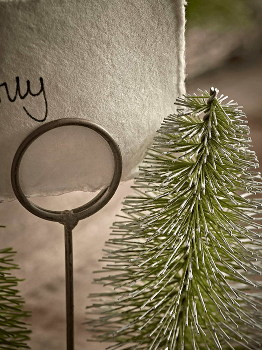 Four Brush Trees Name Place Holders