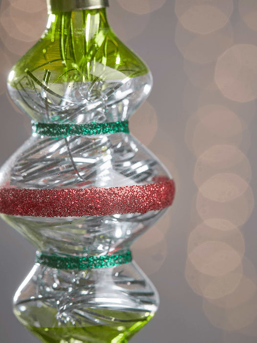 Fourteen Vintage Glass Baubles