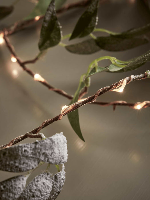 Faux Olive Leaf Light Up Garland