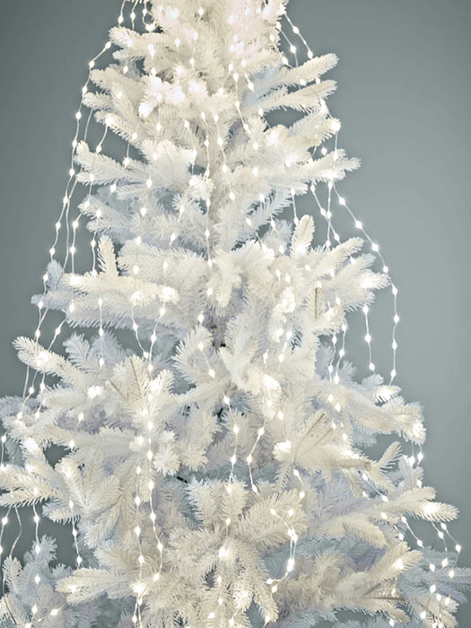 Silver Cascading Tree Lights