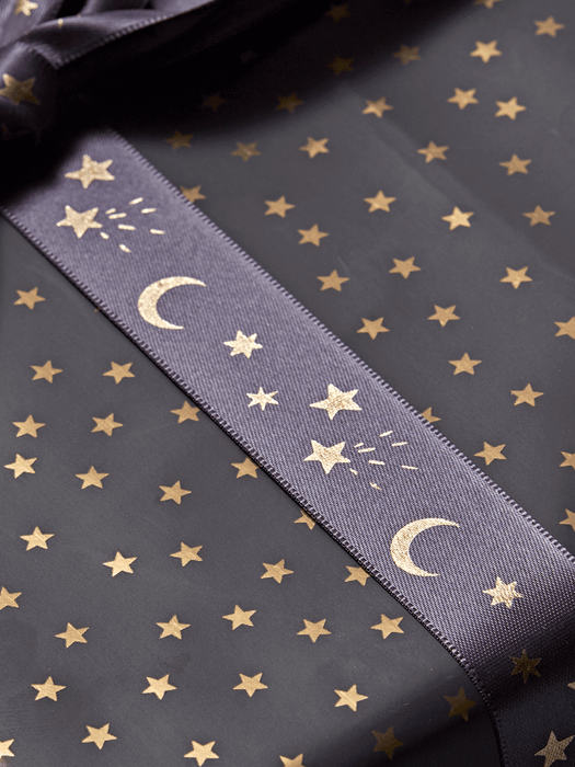 Moon Print Ribbon